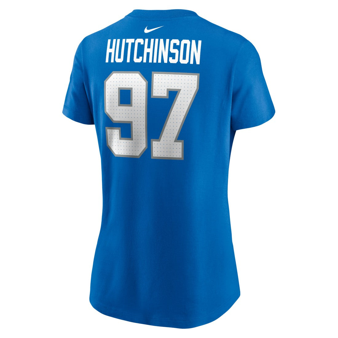 Aidan Hutchinson Detroit Lions Women's Player Name & Number T-Shirt Blue - Nike