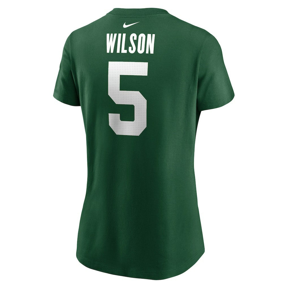 Garrett Wilson New York Jets Women's Player Name & Number T-Shirt Green - Nike