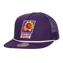 Mitchell & Ness - Phoenix Suns Roper Meshback Trucker Snapback Hat - Purple