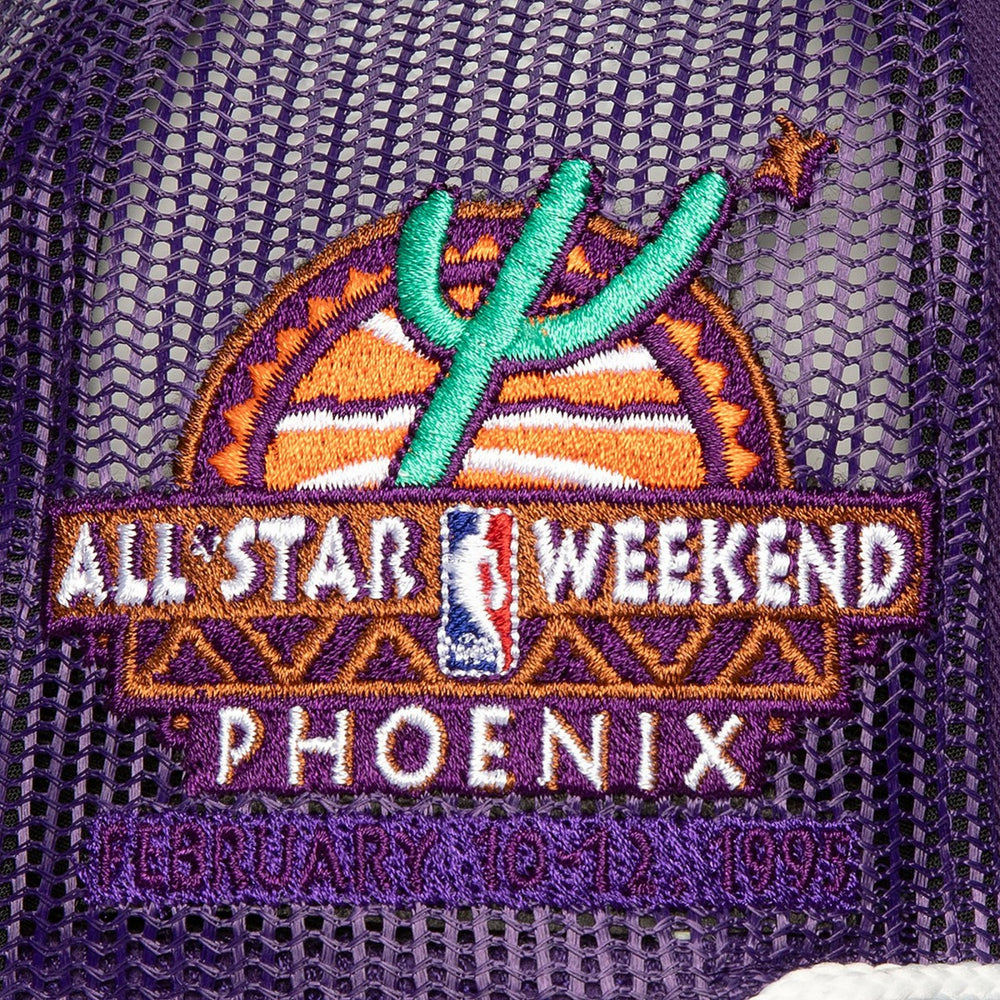 Mitchell & Ness - Phoenix Suns Roper Meshback Trucker Snapback Hat - Purple