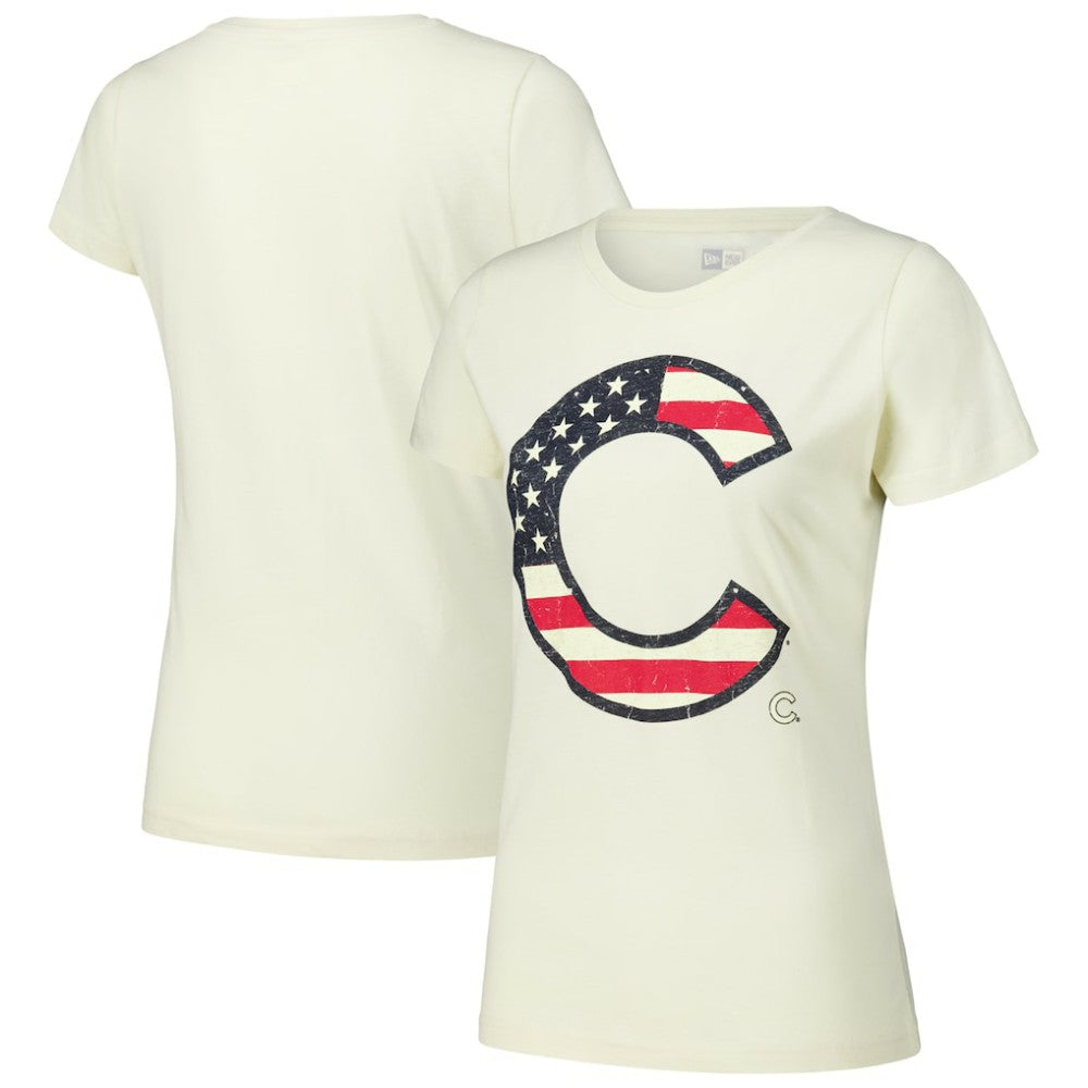 Chicago Cubs New Era Women's Vintage T-Shirt Clearance