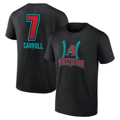 Corbin Carroll Arizona Diamondbacks Name & Number Fastball T-Shirt discount