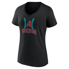 Corbin Carroll Arizona Diamondbacks Women's Name & Number Fastball V-Neck T-Shirt On Sale