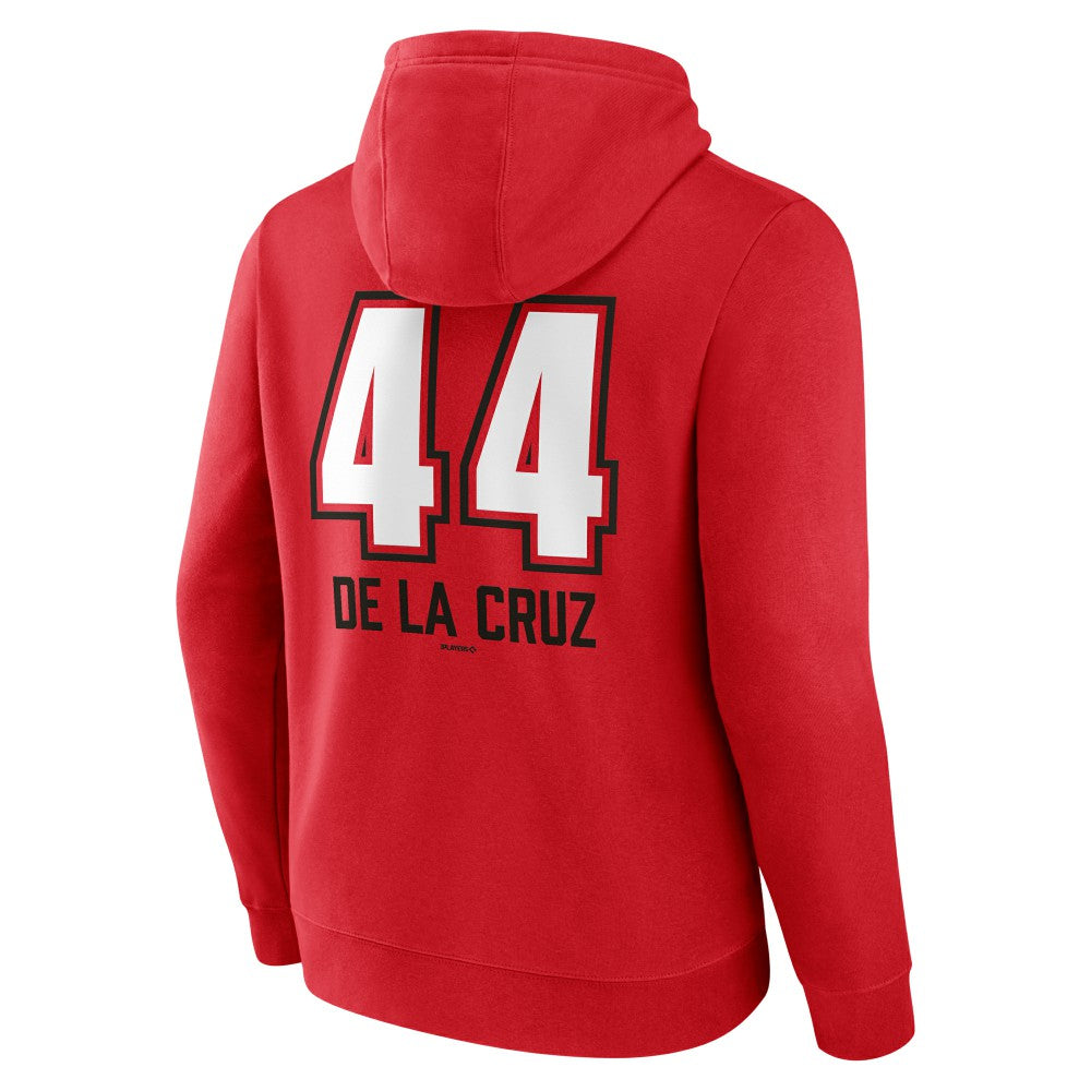 Elly De La Cruz Cincinnati Reds Name & Number Fastball Pullover Hoodie for sale