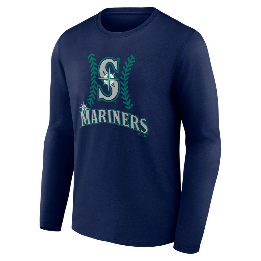 Julio Rodríguez Seattle Mariners Name & Number Fastball Long Sleeve T-Shirt Lifestyle