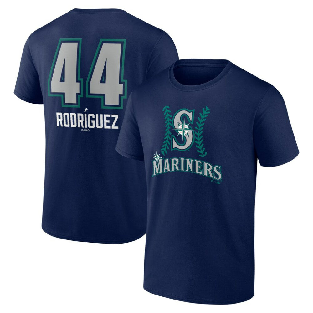 Julio Rodríguez Seattle Mariners Name & Number Fastball T-Shirt for sale