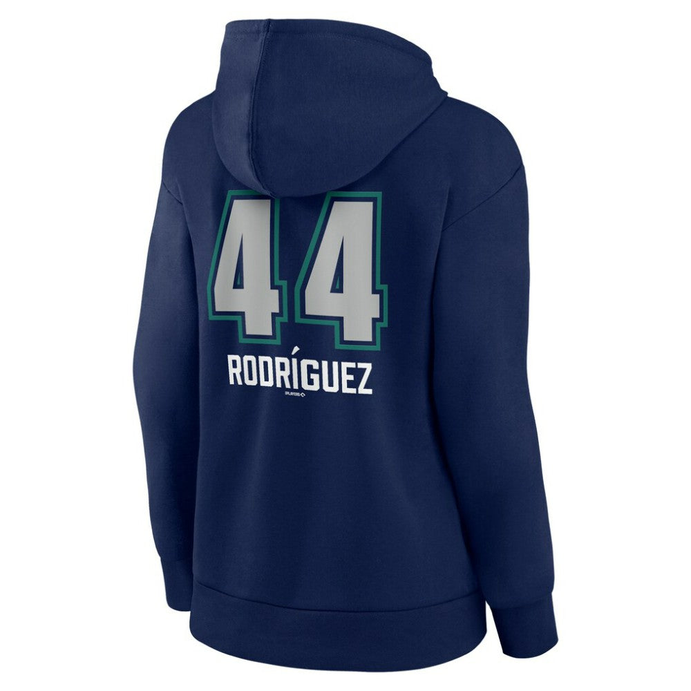 Julio Rodríguez Seattle Mariners Women's Name & Number Fastball Pullover Hoodie On Sale