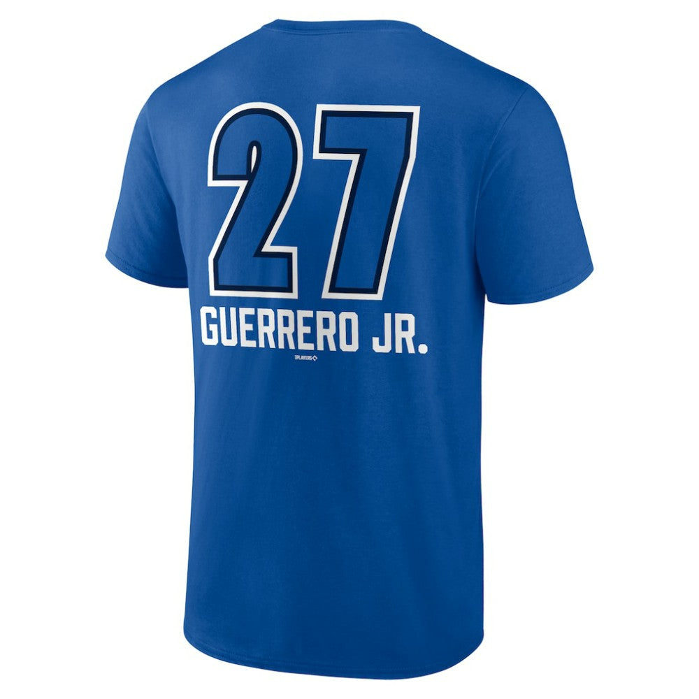 Vladimir Guerrero Jr. Toronto Blue Jays Name & Number Fastball T-Shirt for sale