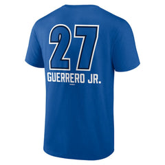Vladimir Guerrero Jr. Toronto Blue Jays Name & Number Fastball T-Shirt for sale