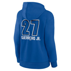 Vladimir Guerrero Jr. Toronto Blue Jays Women's Name & Number Fastball Pullover Hoodie discount