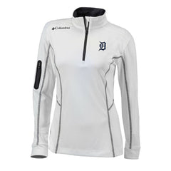 Detroit Tigers Columbia Women's Omni-Wick Shotgun Quarter-Zip Pullover Top Near Me