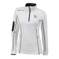 Kansas City Royals Columbia Women's Omni-Wick Shotgun Quarter-Zip Pullover Top On Sale