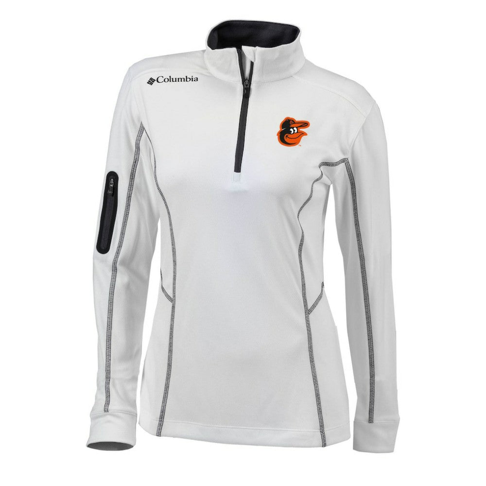 Baltimore Orioles Columbia Women's Omni-Wick Shotgun Quarter-Zip Pullover Top Near Me