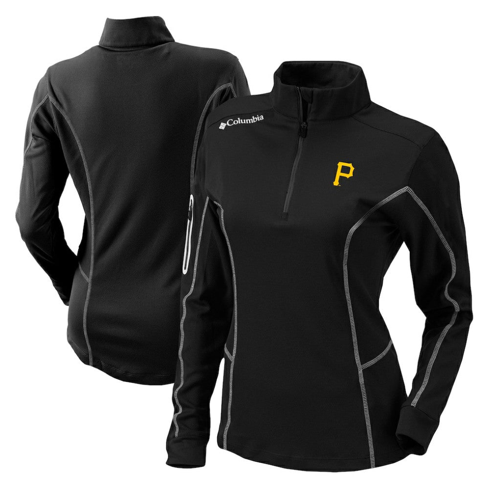 Pittsburgh Pirates Columbia Women's Omni-Wick Shotgun Quarter-Zip Pullover Top discount