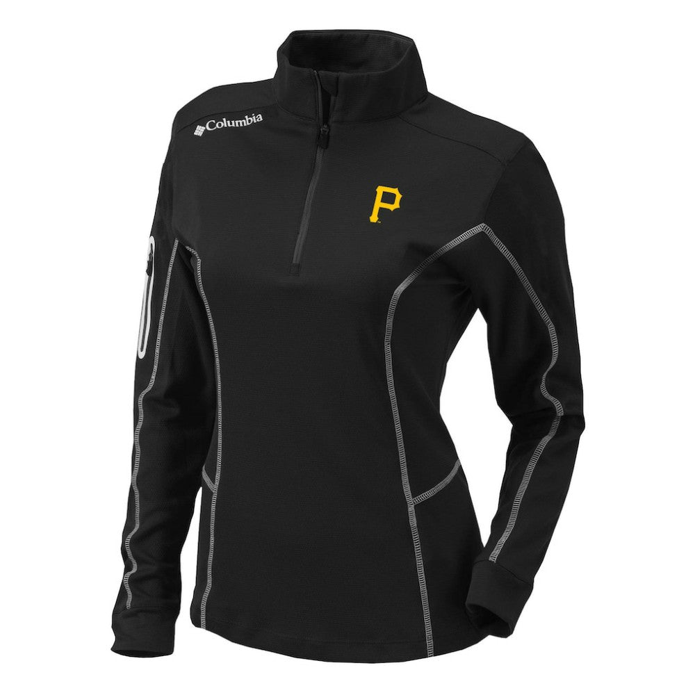 Pittsburgh Pirates Columbia Women's Omni-Wick Shotgun Quarter-Zip Pullover Top discount