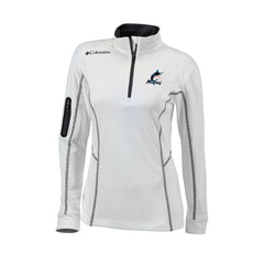 Miami Marlins Columbia Women's Omni-Wick Shotgun Quarter-Zip Pullover Top Near Me