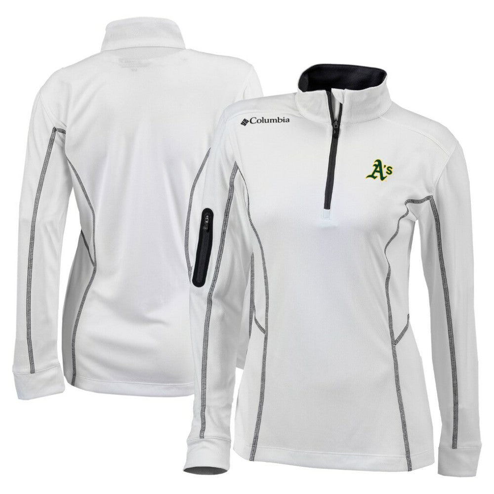 Athletics Columbia Women's Omni-Wick Shotgun Quarter-Zip Pullover Top Lifestyle