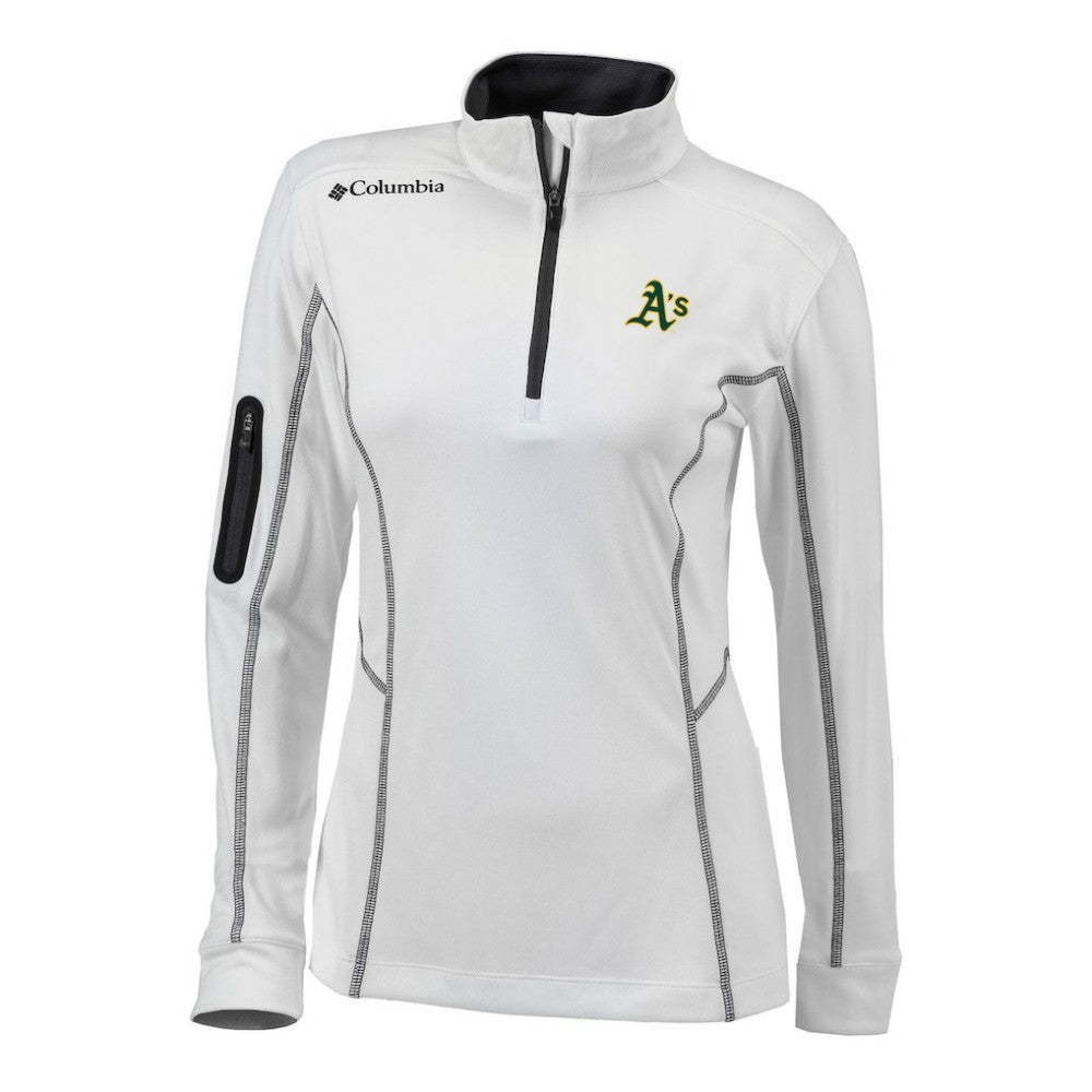 Athletics Columbia Women's Omni-Wick Shotgun Quarter-Zip Pullover Top Lifestyle