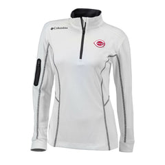 Cincinnati Reds Columbia Women's Omni-Wick Shotgun Quarter-Zip Pullover Top Near Me