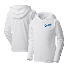 Los Angeles Dodgers Columbia Youth Terminal Tackle Long Sleeve Hoodie T-Shirt for sale