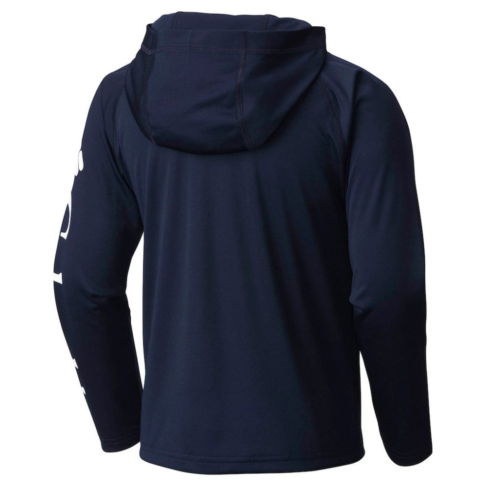 Houston Astros Columbia Youth Terminal Tackle Long Sleeve Hoodie T-Shirt Lifestyle