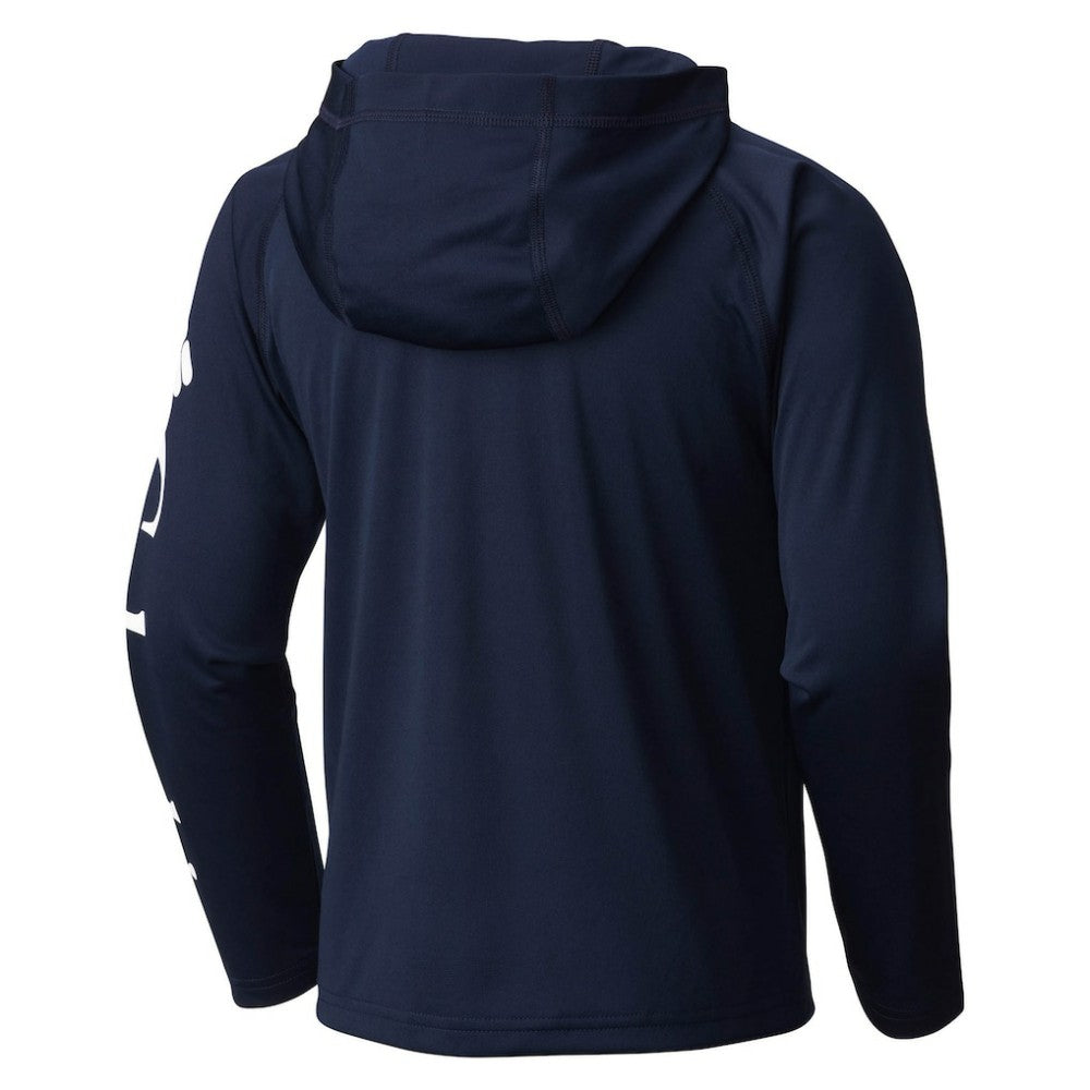 New York Yankees Columbia Youth Terminal Tackle Long Sleeve Hoodie T-Shirt On Sale
