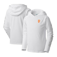 San Francisco Giants Columbia Youth Terminal Tackle Long Sleeve Hoodie T-Shirt On Sale