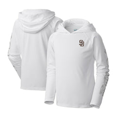 San Diego Padres Columbia Youth Terminal Tackle Long Sleeve Hoodie T-Shirt On Sale