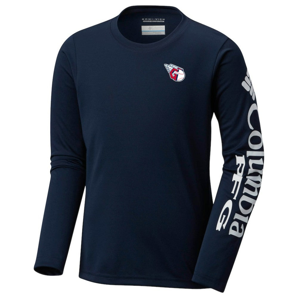 Cleveland Guardians Columbia Youth Terminal Tackle Long Sleeve T-Shirt Online
