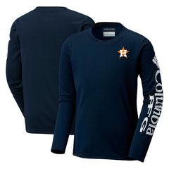 Houston Astros Columbia Youth Terminal Tackle Long Sleeve T-Shirt discount