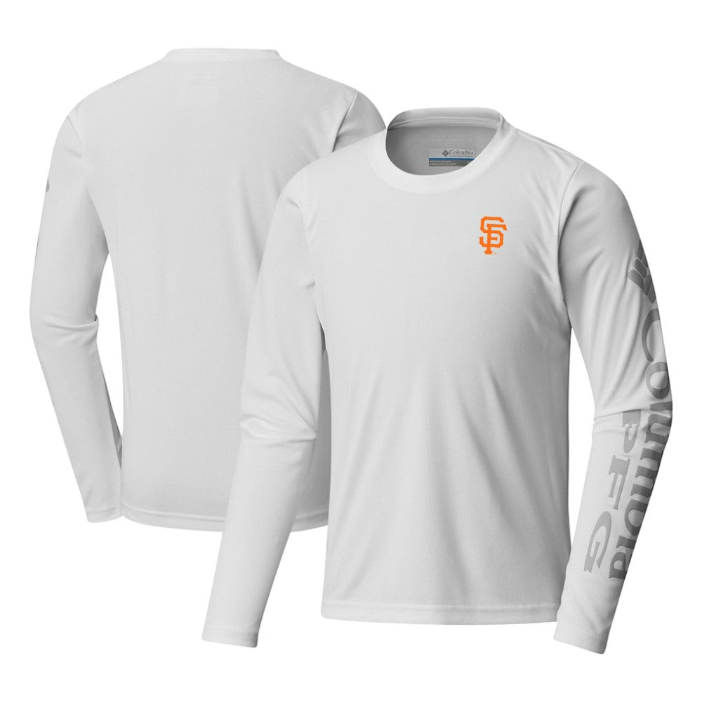 San Francisco Giants Columbia Youth Terminal Tackle Long Sleeve T-Shirt Clearance
