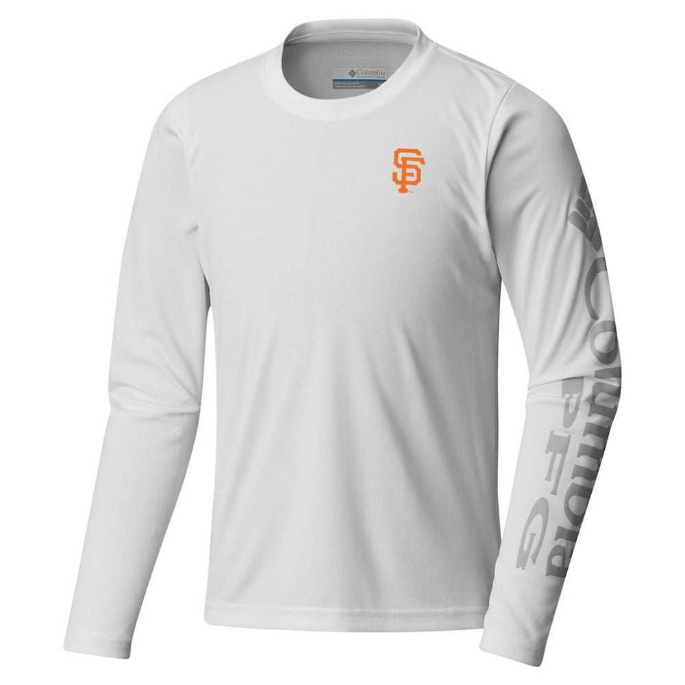 San Francisco Giants Columbia Youth Terminal Tackle Long Sleeve T-Shirt Clearance