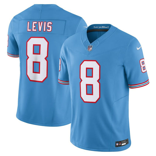 Will Levis Tennessee Titans Alternate Oilers Throwback Vapor F.U.S.E. Limited Jersey - Light Blue | NFL Jerseys