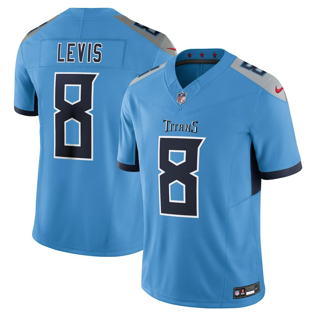 Will Levis Tennessee Titans Alternate Vapor F.U.S.E. Limited Jersey - Light Blue | NFL Jerseys