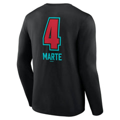 Ketel Marte Arizona Diamondbacks Name & Number Fastball Long Sleeve T-Shirt discount