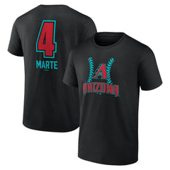 Ketel Marte Arizona Diamondbacks Name & Number Fastball T-Shirt discount