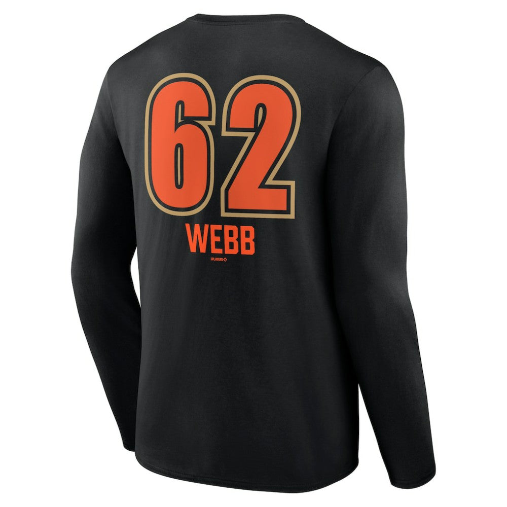 Logan Webb San Francisco Giants Name & Number Fastball Long Sleeve T-Shirt Sale