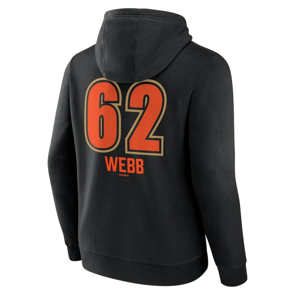 Logan Webb San Francisco Giants Name & Number Fastball Pullover Hoodie for sale