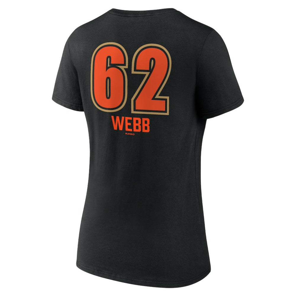 Logan Webb San Francisco Giants Women's Name & Number Fastball V-Neck T-Shirt Near Me