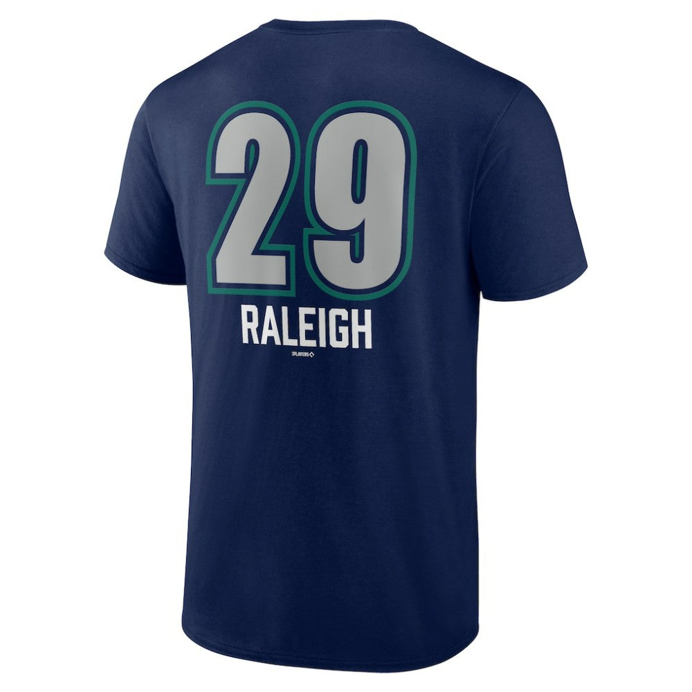 Cal Raleigh Seattle Mariners Name & Number Fastball T-Shirt for sale
