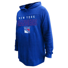 Mika Zibanejad New York Rangers Profile Women's Plus Size Name & Number Thermal Pullover Hoodie Blue