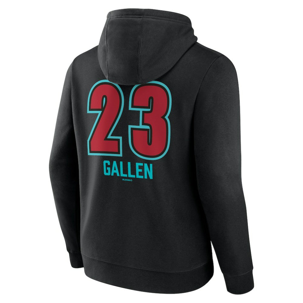 Zac Gallen Arizona Diamondbacks Name & Number Fastball Pullover Hoodie Sale
