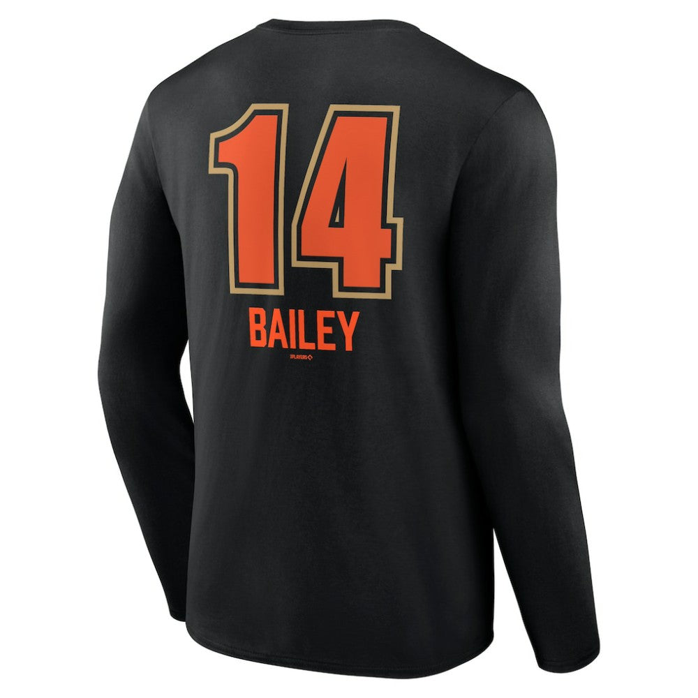 Patrick Bailey San Francisco Giants Name & Number Fastball Long Sleeve T-Shirt On Sale