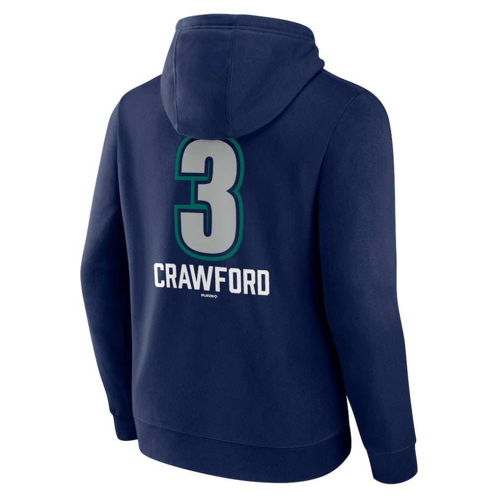 J.P. Crawford Seattle Mariners Name & Number Fastball Pullover Hoodie Online
