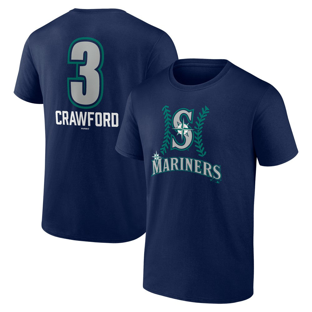 J.P. Crawford Seattle Mariners Name & Number Fastball T-Shirt On Sale
