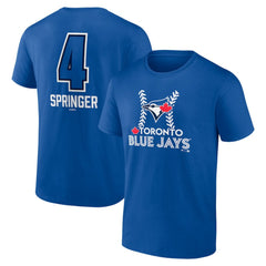 George Springer Toronto Blue Jays Name & Number Fastball T-Shirt Lifestyle