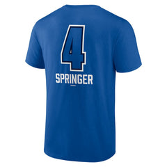 George Springer Toronto Blue Jays Name & Number Fastball T-Shirt Lifestyle