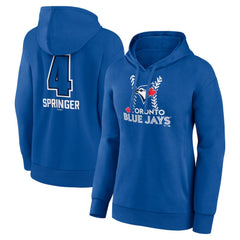 George Springer Toronto Blue Jays Women's Name & Number Fastball Pullover Hoodie Online
