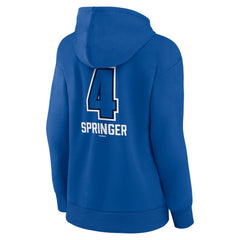 George Springer Toronto Blue Jays Women's Name & Number Fastball Pullover Hoodie Online