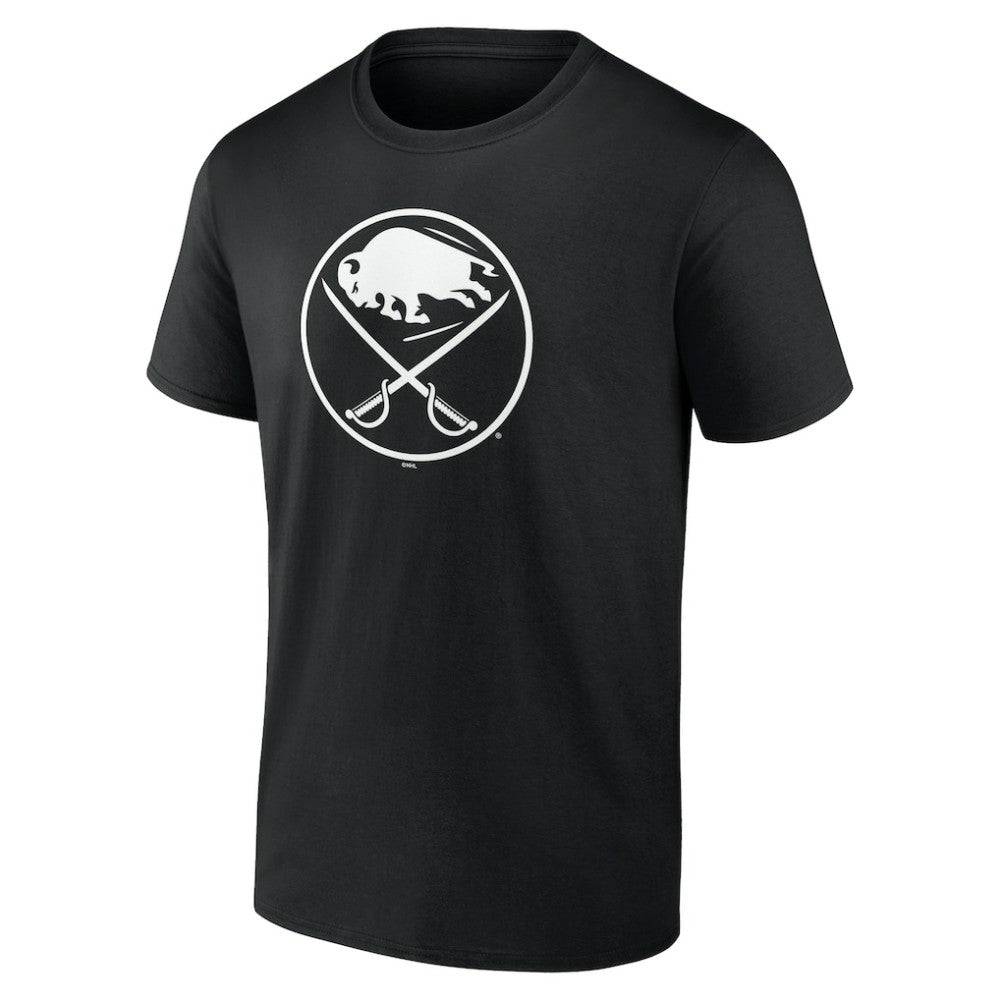 Buffalo Sabres - Personalized Name & Number Monochrome T-Shirt Black